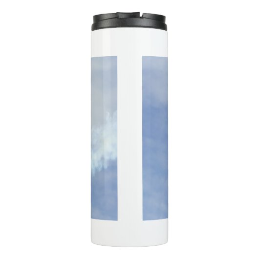 F-16 tijger draait en verbrandt acrylafdrukken thermosbeker (Achterkant)