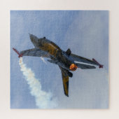 F-16 Tijgerdraaien en branden Legpuzzel (Horizontaal)