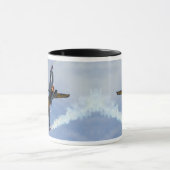 F-16 Tijgerdraaisel en -brandwonden Mok (Midden)