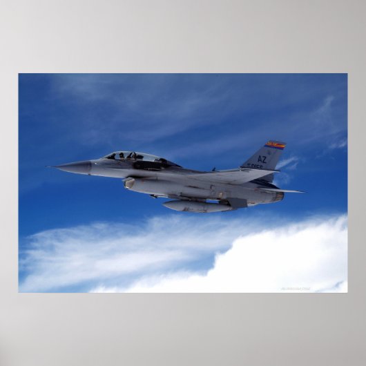 F-16 Twee zitplaatsen Poster (Voorkant)