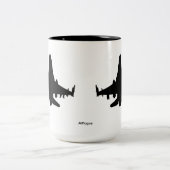 F-16 van Airogue Tweekleurige Koffiemok (Center)