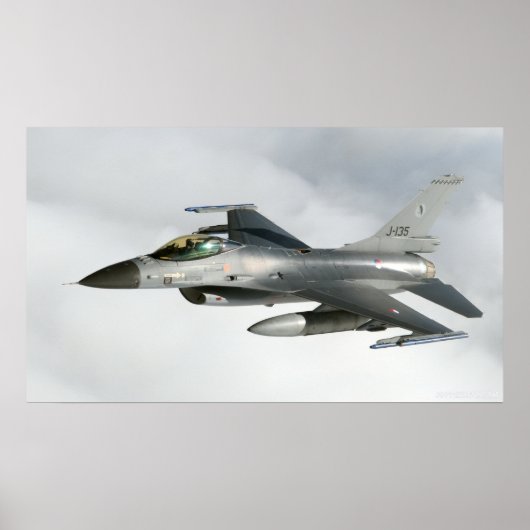 F-16 van de Royal Netherlands Air Force Poster (Voorkant)