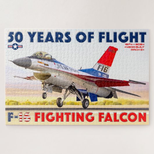 F-16 VECHTVALK - 50 JAAR! (20x30 INCH) Legpuzzel (Horizontaal)