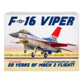 F-16 VIPER - 50 JAAR MACH 2 VLUCHT! KALENDER (Hoes)