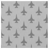 F-16 Viper Fighter Jet Grey op Grijs Stof (Close Up)