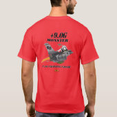 F-16 Viper w/Call Sign. T-shirt (Achterkant)