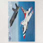 F-16C en F-35A (20x30 INCH) Legpuzzel (Verticaal)