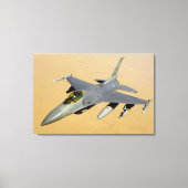 F-16C FALCON 24x36 Canvas Afdruk (Voorkant)