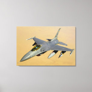 F-16C FALCON 24x36 Canvas Afdruk