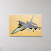 F-16C FALCON 32x48 Canvas Afdruk (Voorkant)