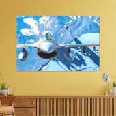 F-16C FALCON 40x60 Canvas Afdruk (Insitu (Woonkamer))