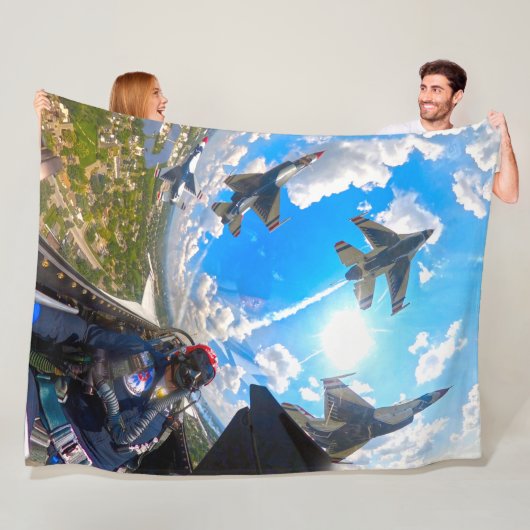 F-16C FALCON FLEECE DEKEN (In situ)