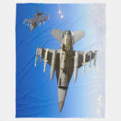 F-16C FALCON FLEECE DEKEN (Voorkant)