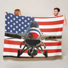 F-16C FALCON FLEECE DEKEN