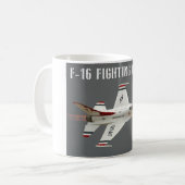 F-16C FALCON KOFFIEMOK (Voorkant links)