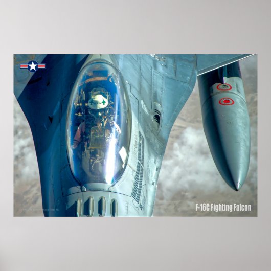 F-16C FALCON POSTER (Voorkant)