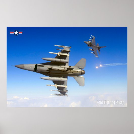 F-16C FALCON POSTER (Voorkant)