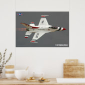 F-16C FALCON POSTER (Keuken)