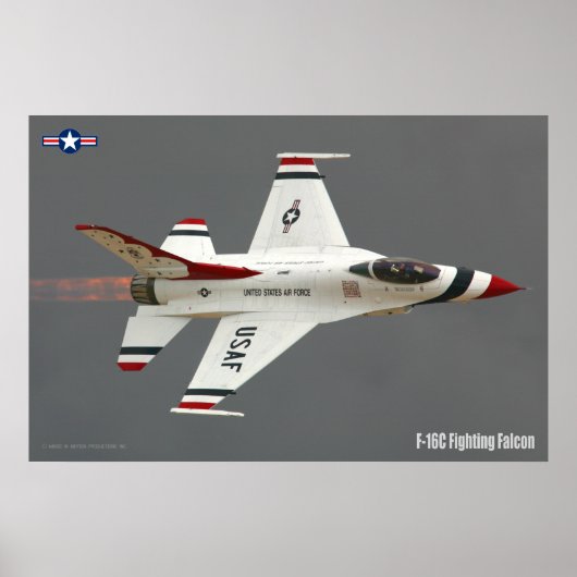 F-16C FALCON POSTER (Voorkant)