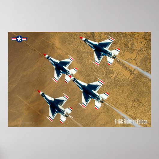 F-16C FALCON POSTER (Voorkant)