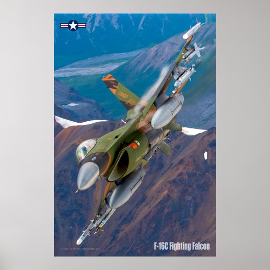 F-16C FALCON POSTER (Voorkant)