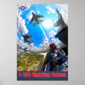 F-16C FALCON POSTER (Voorkant)