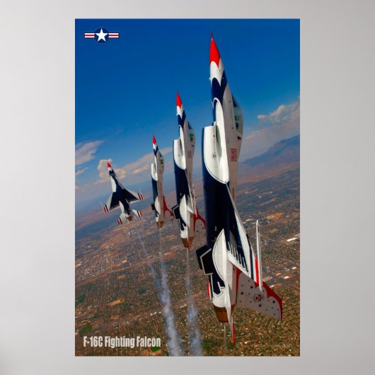 F-16C FALCON POSTER (Voorkant)