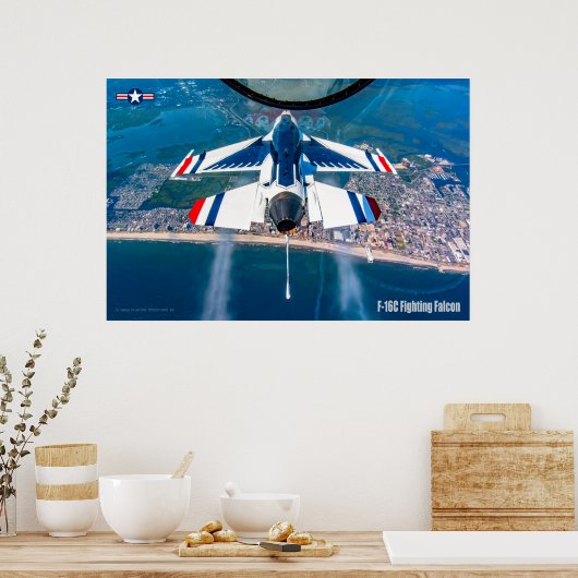 F-16C FALCON POSTER (Keuken)