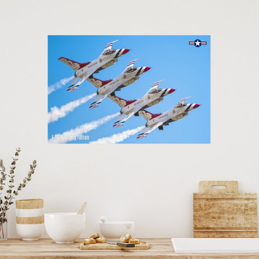 F-16C FALCON POSTER (Keuken)