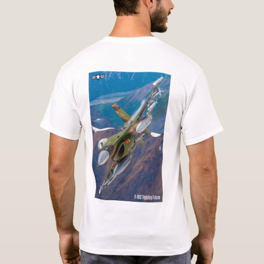 F-16C FALCON T-SHIRT (Achterkant)