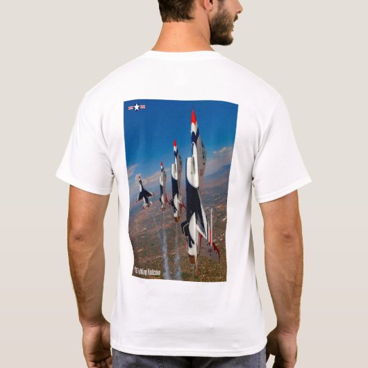 F-16C FALCON T-SHIRT (Achterkant)