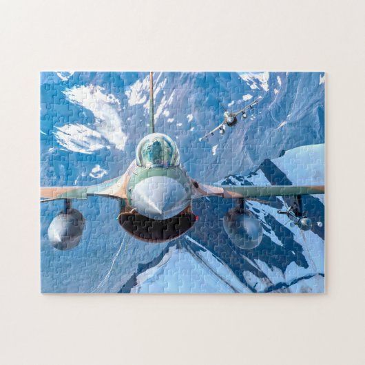 F-16C FIGHTING FALCON - ALASKA (11x14 INCH) Legpuzzel (Horizontaal)