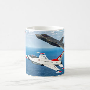 F-16C FIGHTING FALCON en F-35A LICHTING II Koffiemok