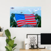 F-16C VECHTVALK POSTER (Thuiskantoor)