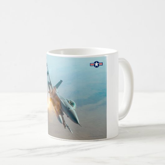 F-16C VIPER KOFFIEMOK (Voorkant rechts)