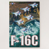 F-16C VLUCHTESTFALCON (20x30 INCH) Legpuzzel (Verticaal)