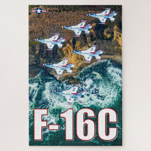 F-16C VLUCHTESTFALCON (20x30 INCH) Legpuzzel (Verticaal)