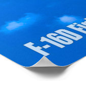 F-16D FALCON BESTRIJDING POSTER (Hoek)