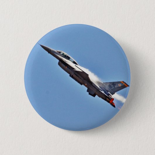 F 16s Vliegtuigen Ronde Button 5,7 Cm (Voorkant)