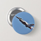 F 16s Vliegtuigen Ronde Button 5,7 Cm (Voorkant /achterkant)