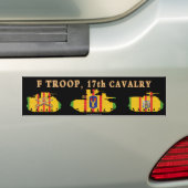 F/17e Cavalerie VSR - gepantserde gevechtsvoertuig Bumpersticker (Op auto)