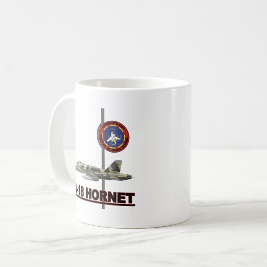 F-18 Bovenste Pistool Koffiemok (Voorkant links)