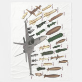 F-18 en het is BEWAPENING Fleece Deken (Voorkant)