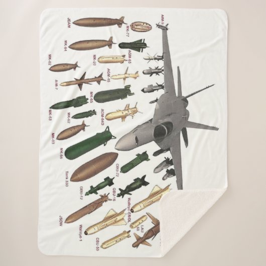 F-18 en het zijn ARMAMENTEN Sherpa Deken (Voorkant)