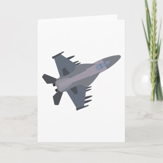 F-18 hoorntje kaart (Voorkant)