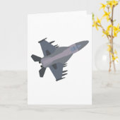 F-18 hoorntje kaart (Gele Bloem)