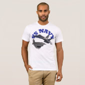F 18 Hornet en de Amerikaanse Truman T-shirt (Voorkant volledig)