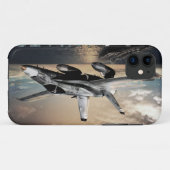 F-18 Hornet Fighter Jet Case-Mate iPhone Case (Achterkant (horizontaal))