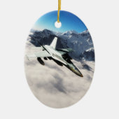 F 18 Hornet Keramisch Ornament (Voorkant)