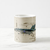 F-18 Hornet Koffiemok (Center)